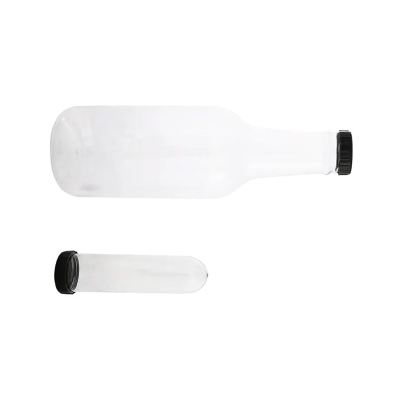 Plastic Bottle And Tube With Screw Cap For Storage